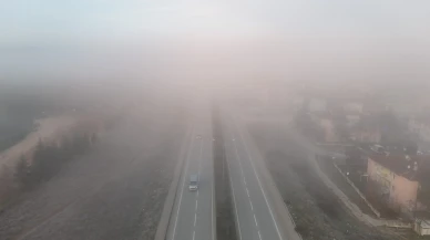 Sisle Örtülen Eskişehir’de Görüş Mesafesi Kritik Seviyeye Düştü