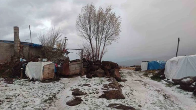 1300 Rakımlı Afyonkarahisar Yaylasına Kışın İlk İşareti Düştü