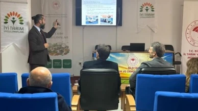 Söğüt’te üreticilere marulda iyi tarım uygulamaları eğitimi verildi