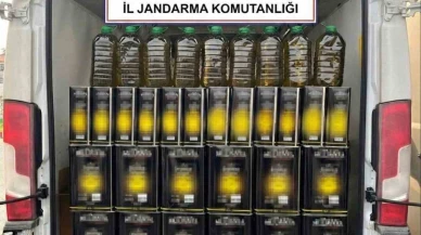 Jandarma, 655 litre sahte zeytinyağı ele geçirdi