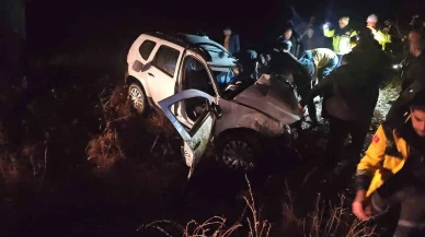 Dinar’da Feci Kaza: Otomobil Sürücüsü Hayatını Kaybetti