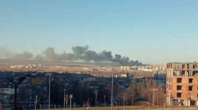 Kütahya’da Şantiyede Korkutan Yangın