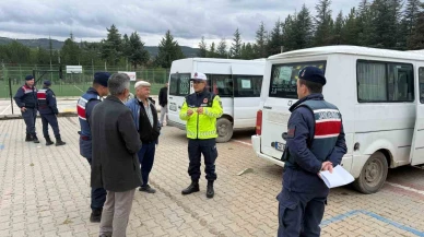 Pazarlar’da okul servisleri kapsamlı denetimden geçti