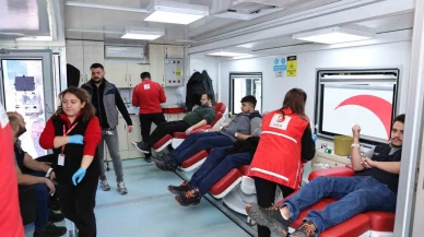 TEI çalışanları kan bağışı kampanyasına katıldı
