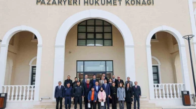 Pazaryeri’nin yeni kaymakamına ziyaret: Vali Sözer çalışmaları yerinde inceledi