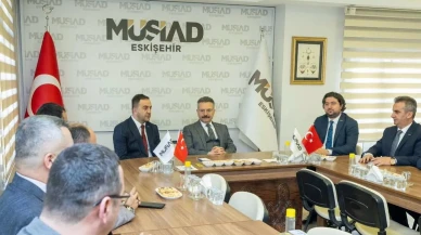 Vali Aksoy, MÜSİAD Eskişehir Şubesini Ziyaret Etti