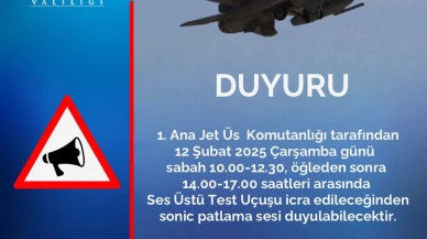 12 Şubat’ta Ses Üstü Test Uçuşu Yapılacak!