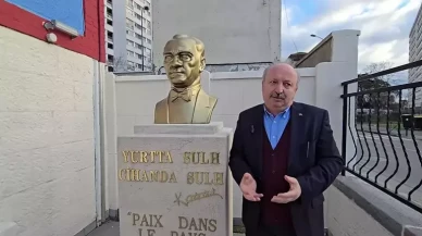 Fransa'daki İlk Atatürk Büstü Çalınmıştı: Yenisi Yerine Konuldu