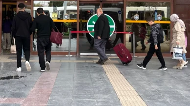 Eskişehir otogarında bayram dönüşü yoğunluğu