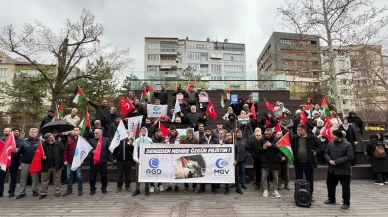 Eskişehir’de Gazze için destek çağrısı yapıldı