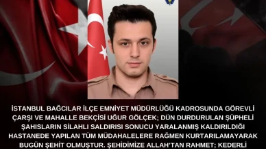 Eskişehir Valisi'nden Şehit Bekçi Uğur Gölçek İçin Taziye Mesajı