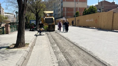 Eskişehir’in Adalar bölgesinde yol çalışması başladı