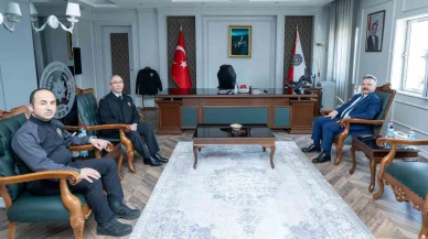 Babası vefat eden İl Emniyet Müdürü Yılmaz’a taziye ziyareti