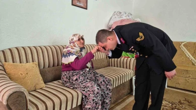 Eskişehir İl Jandarma Komutanlığı’ndan şehit ve gazi ailelerine ziyaret