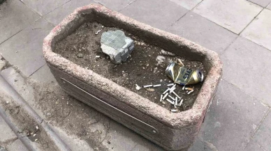 Eskişehir'de vatandaşlar ceza ödememek için çözümü saksıda buldu