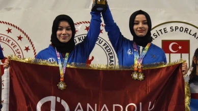 Anadolu Üniversitesi wushu sporcuları 4 altın madalya ile döndü