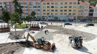 İnönü Cumhuriyet Meydanı’nda sona yaklaşılıyor