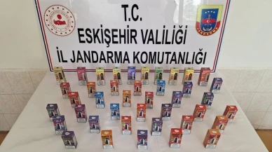 Eskişehir'de jandarmadan elektronik sigara operasyonu