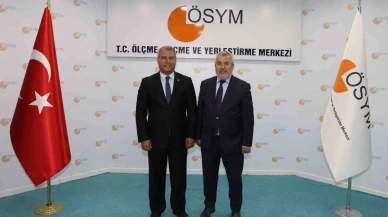 Rektör Adıgüzel’den ÖSYM Başkanı Ersoy’a ziyaret