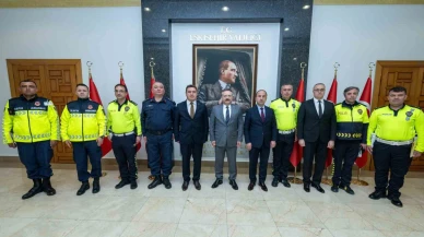 Eskişehir'de trafik personeline başarı belgesi verildi