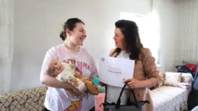 Büyükşehir Belediyesi'nden yeni ebeveynlere özel destek paketi ve ziyaretler