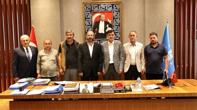 Kütahya pazarcı esnafından Başkan Kahveci’ye ziyaret