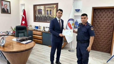 Kaymakamdan Jandarma Personeline Veda ve Teşekkür