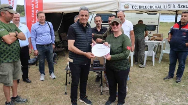 Bilecik’te Turna Balık Avı Yarışması’na yoğun ilgi