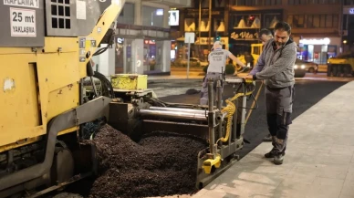 Eskişehir Büyükşehir Belediyesi’nden Gece Mesaisi
