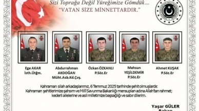 8 Asker Şehit Oldu, Türkiye'nin Dört Bir Yanına Ateş Düştü