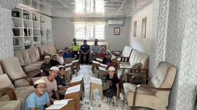 Kur’an Kursu Öğrencilerine Emniyetten Trafik Dersi