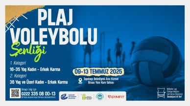 Eskişehir’de Plaj Voleybolu Şenliği Başlıyor