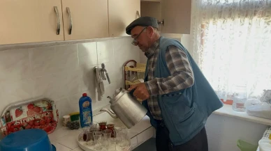 Köylülerden Yangınla Mücadele Eden Ekiplere Destek