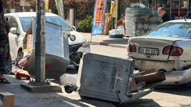 Bahçelievler Billur Sokak’ta Kaza: Çöpe Çarpan Araç Park Halindeki Araca Zarar Verdi