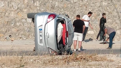Kütahya'da Gerçekleşen Kazada Takla Atan Sürücü Yaralandı