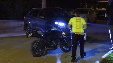 Motosiklet ve Otomobil Kaza Yaptı: Bir Kişi Yaralandı