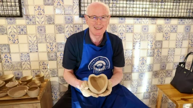 Başkan Kurt Tornanın Başına Geçti, Kalp Şeklinde Kâse Yaptı