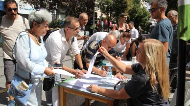 Eskişehir’de maden projesine itiraz süreci için imza standı açıldı