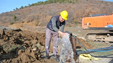 Mihalıççık Hamidiye Mahallesi’nin su sorunu çözüldü