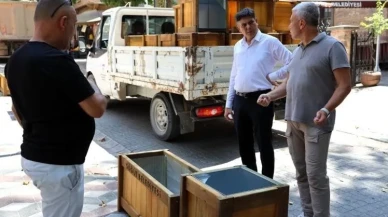 Söğüt'te İstiklal Caddesi'nde estetik dokunuşlar sürüyor