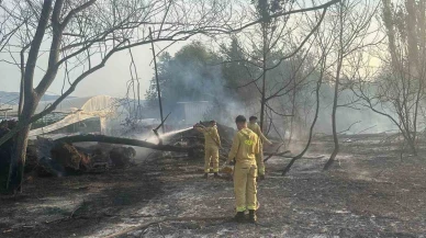 Sarıcakaya’da Çıkan Anız Yangını İtfaiye Ekiplerince Söndürüldü