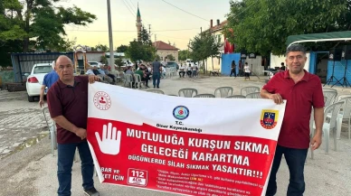 Afyonkarahisar Jandarmasından Düğünlerde Silah Atılmasına Karşı Bilgilendirme