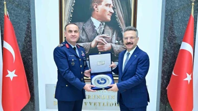 Hava Korgeneral Rafet Dalkıran Eskişehir Valiliğini Ziyaret Etti