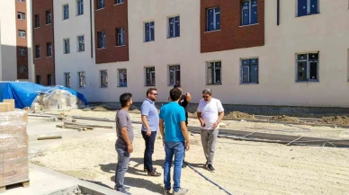 Eskişehir’de Yapımı Süren Kız Öğrenci Yurdunda Saha İncelemesi