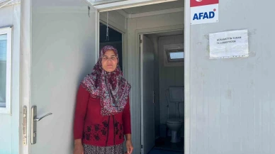 Yangın Mağdurları İçin Konteyner Kentler Kuruldu