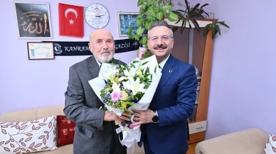 Vali Hüseyin Aksoy’dan Kore Gazisi Sefer Durukan’a Anlamlı Ziyaret