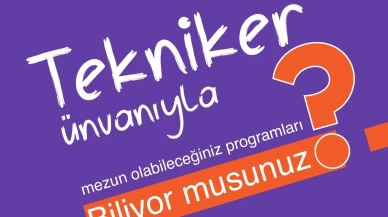 Anadolu Üniversitesi Açıköğretim Mezunlarına Tekniker Ünvanıyla Geniş Kariyer Fırsatı