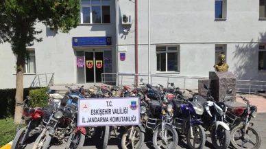 Eskişehir’de 27 Kaçak Motosiklet Ele Geçirildi