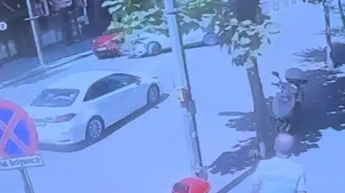 Eskişehir’de U Dönüşü Kazası Kamerada