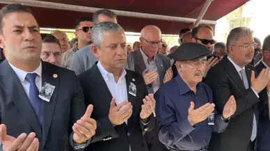Özgür Özel, Güzin Büyükerşen’in cenazesine katıldı